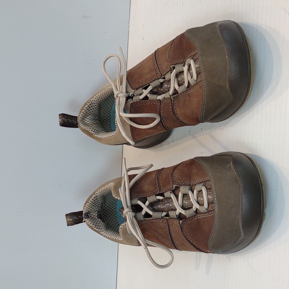 Chaco Women's Torlan Mudslide Nubuck Leather Suede Athletic Lace-Up Shoes - Picture 2 of 14